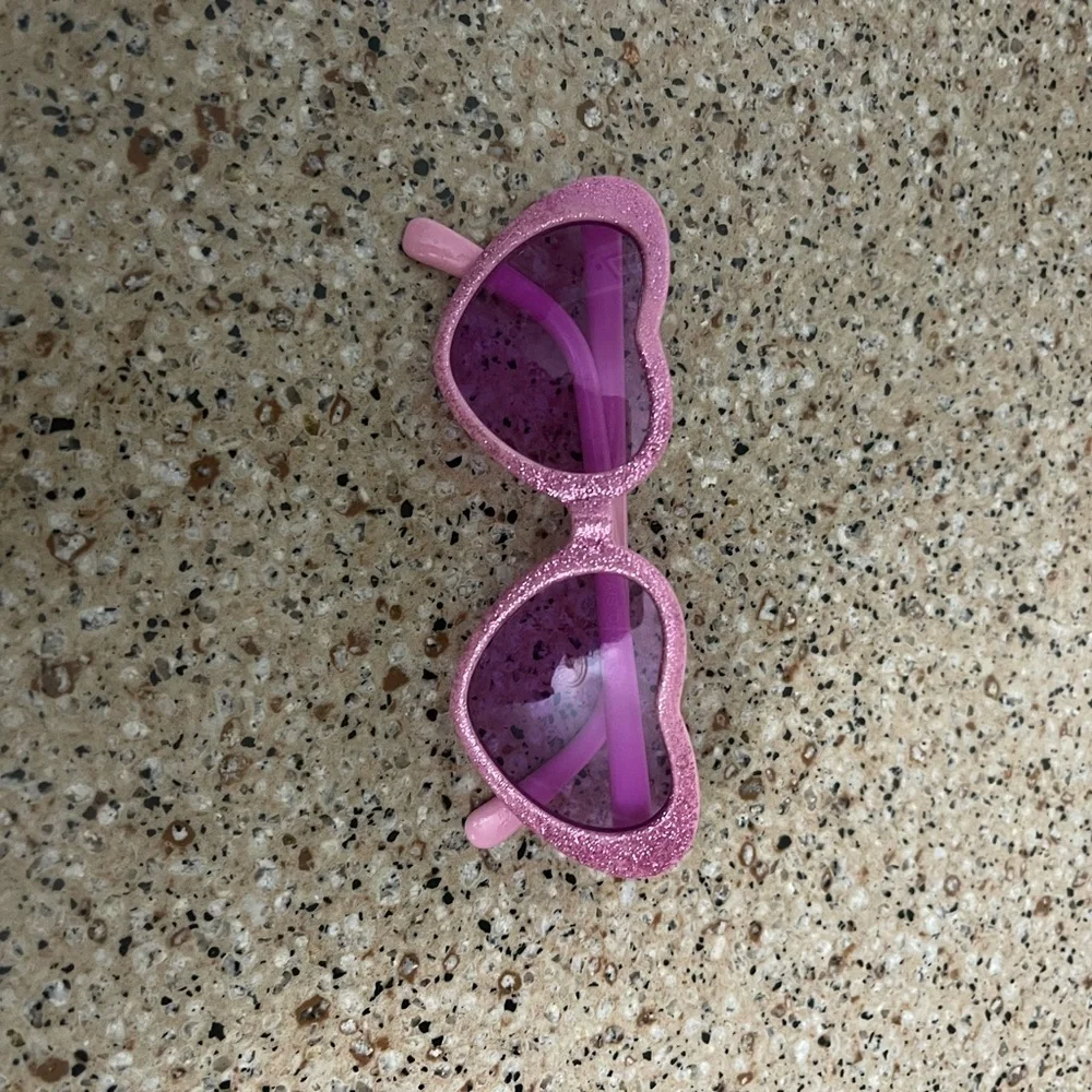 H&M Pink Heart-Shaped Kids Sunglasses